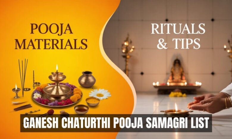 Ganesh Chaturthi Pooja Samagri List