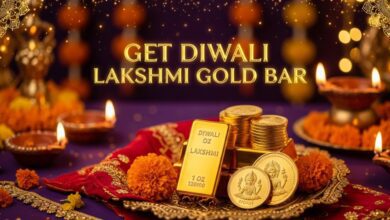 Get Diwali Lakshmi Gold Bar