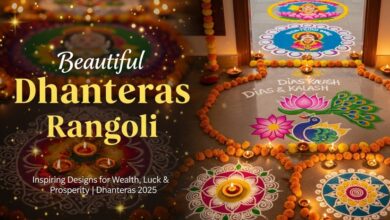 beautiful dhanteras rangoli