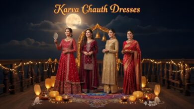karva chauth dresses
